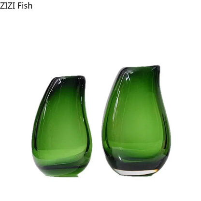 DecorBites™ Double Glass Vase Hydroponic Flower Pot: Desk Decor, Floral Arrangement Aesthetics