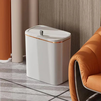 DecorBites™ Kitchen Trash Can Wall Mounted Hanging Bin with Lid