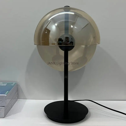 Lámpara de pie LED hemisférica de cristal DecorBites™ para dormitorio y sala de estar, iluminación decorativa de alta gama