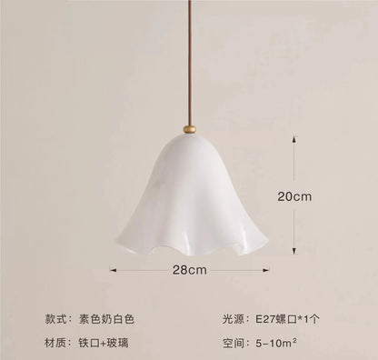 DecorBites™ Glass Pendant Lights LED E27 Warm Atmosphere Modern Colorful Hanging Lamp