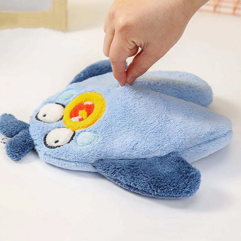 DecorBites™ Kitchen Hand Towel: Soft & Absorbent Coral Velvet Cleaning Cloth, Creative New Year Gift