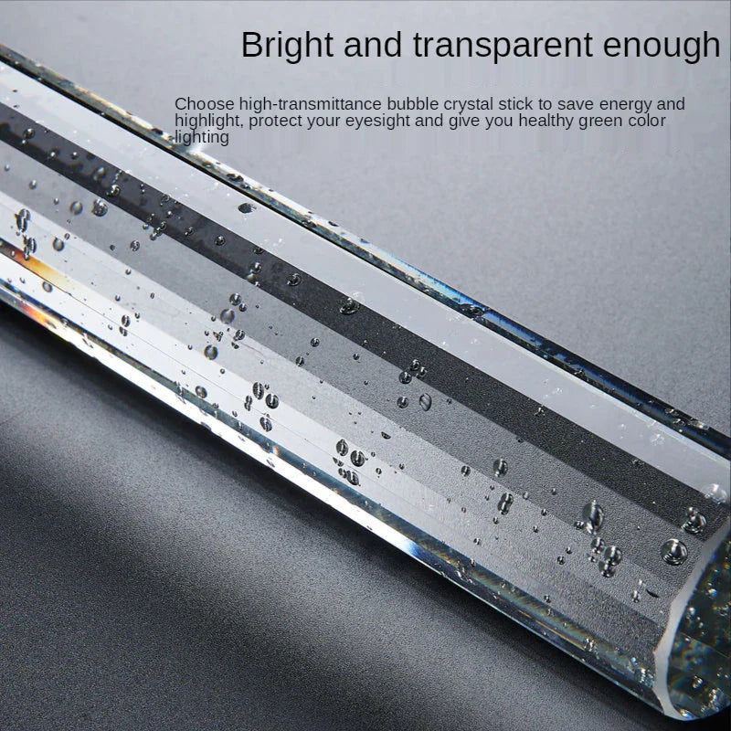 Aplique de pared DecorBites™ Crystal: Lámpara LED alargada moderna para dormitorios, salas de estar y escaleras.