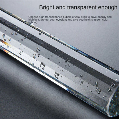 Aplique de pared DecorBites™ Crystal: Lámpara LED alargada moderna para dormitorios, salas de estar y escaleras.