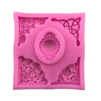 DecorBites™ Lace Embossing Mold for Fondant, Chocolate, and UV Resin Crafts