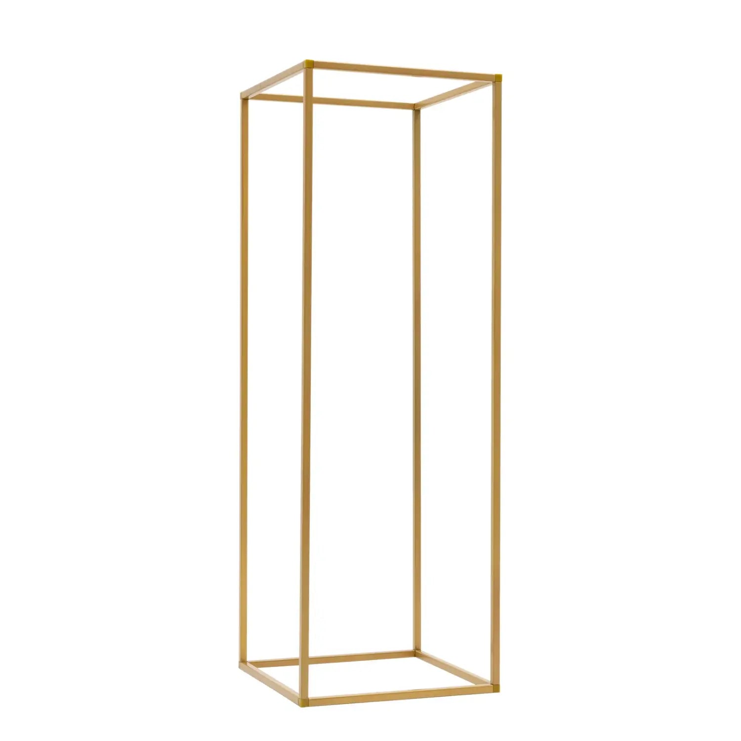 DecorBites™ Elegant 10-Piece Gold Wedding Flower Stand