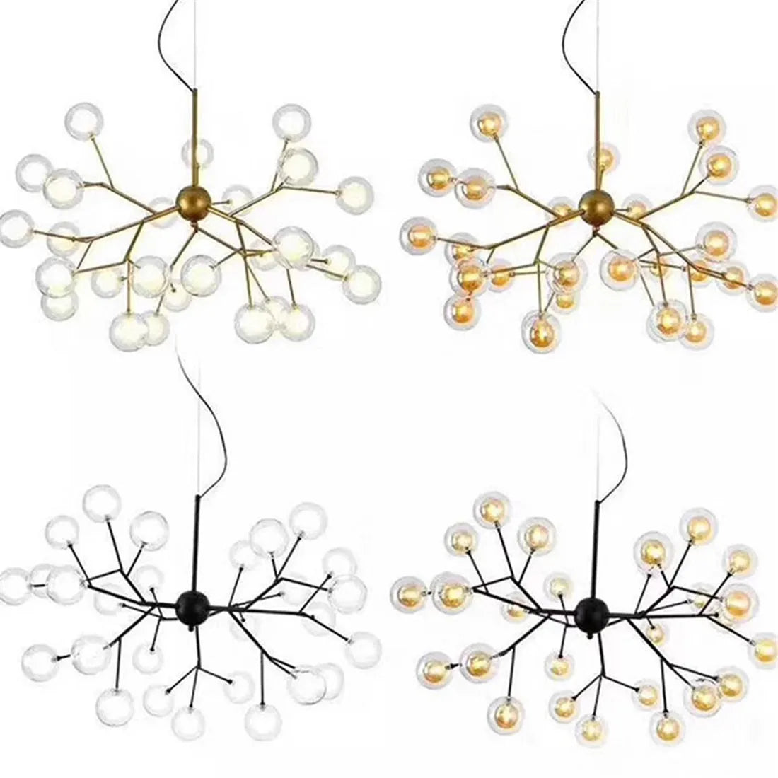 مجموعة DecorBites™ من 1/4/8 قطع، بفتحة 1 سم، مصابيح زجاجية بديلة G4 للثريا