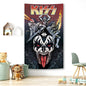 Decobites KISS Band Canvas Tapestry Wall Art Decor for Living Room & Bedroom