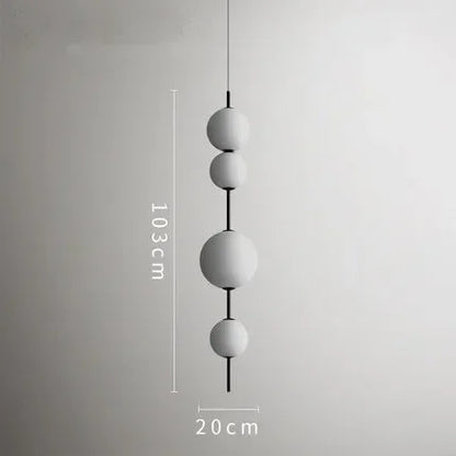 Lámpara colgante LED con bola de cristal DecorBites™ para restaurantes, cafeterías, dormitorios y cocinas modernas.