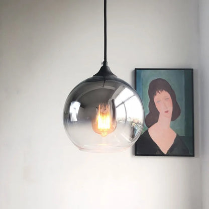 Decorbites™ Farbverlauf-Glas-Kugelleuchter: Nordisch postmodernes Luxus für Schlafzimmer, Restaurant und Bar