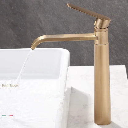 DecorBites™ Antique Bronze Basin Faucet Hot & Cold Brass Sink Mixer Tap