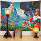 Decobites Jellyfish Underwater Tapestry: Psychedelic Alien Art for Home Decor