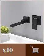 DecorBites™ Modern Black Bathroom Sink Faucet