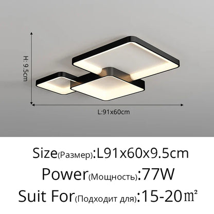 DecorBites™ LED Chandelier: Modern Indoor Lighting for Bedroom, Kitchen, Living Room, Dining Room