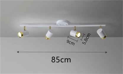 DecorBites™ Ceiling Chandelier Black White LED Spotlight for Living Room Bedroom Dining