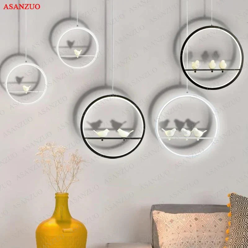 DecorBites™ Bird Chandelier Nordic LED Pendant Light for Vintage Modern Home Decor
