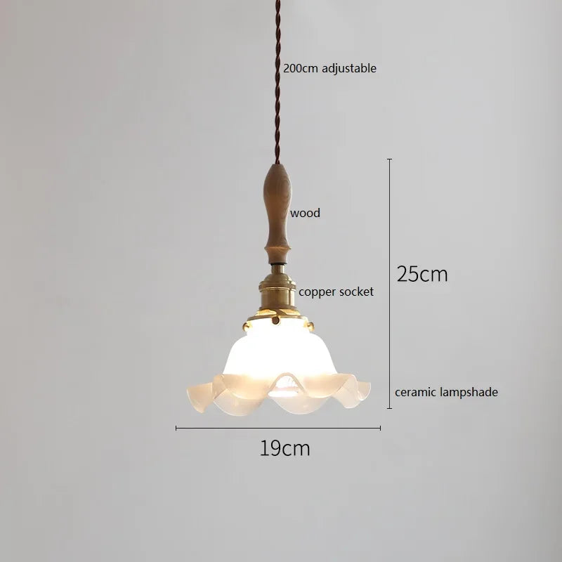 DecorBites™ Ceramic LED Pendant Lights: Elegant Home Decor for Living, Dining, and Bedroom