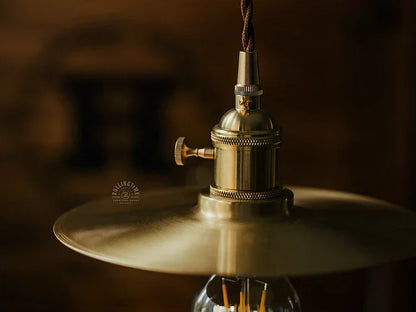 DecorBites™ Brass Chandelier: American Industrial Style for Bar, Cafe, Restaurant, Corridor Lighting