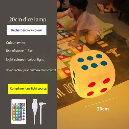 Decorbites™ Bunte Fernbedienungs-Nachtlampe für Wohnzimmer, Schlafzimmer oder Büro