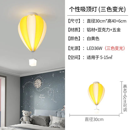 DecorBites™ Hot Air Balloon Lamp: Dreamy Kids Room Decor