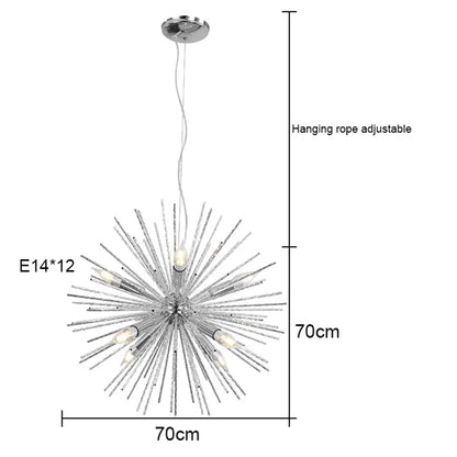 DecorBites™ Dandelion Sea Urchin Chandelier LED Indoor Lighting.