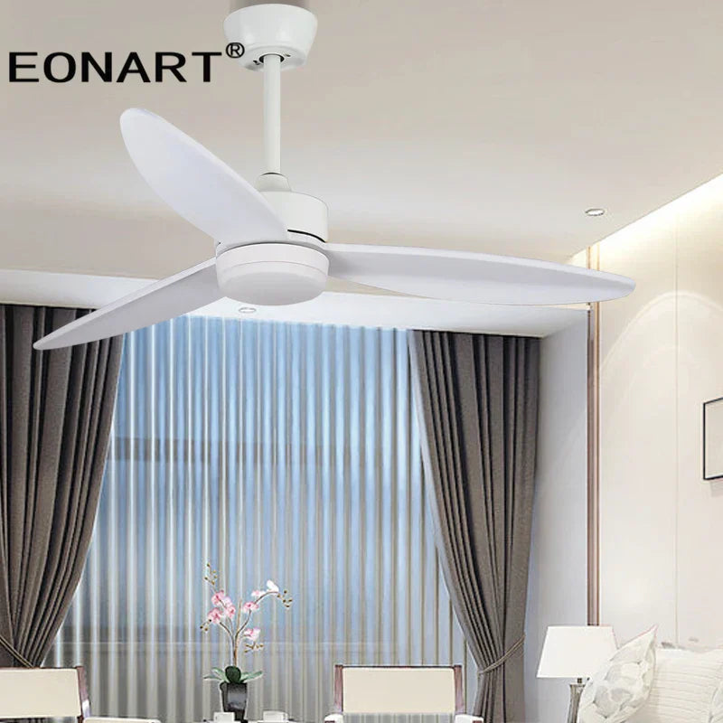 مروحة سقف ديكوربايتس™ الحديثة مقاس 60 بوصة مزودة بإضاءة LED وجهاز تحكم عن بعد