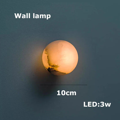 ثريا ديكوربايتس™ الرخامية الهندسية LED لغرفة المعيشة وجزيرة المطبخ