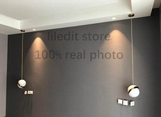 DecorBites™ Acrylic Ball Pendant Lamp: Modern Nordic Home Lighting Fixture