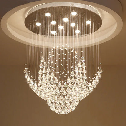 DecorBites™ Crystal Chandelier for Living Room, Bedroom, Dining Room, Staircase