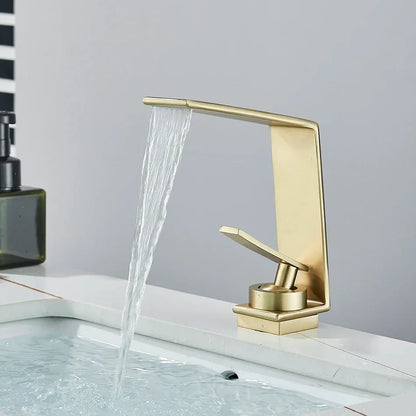 DecorBites™ Basin Faucet: Bathroom Vessel Mixer Tap for Hot and Cold Water.