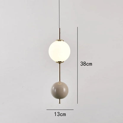 Lámpara colgante LED DecorBites™ con forma de bola de cristal para salón, comedor y dormitorio