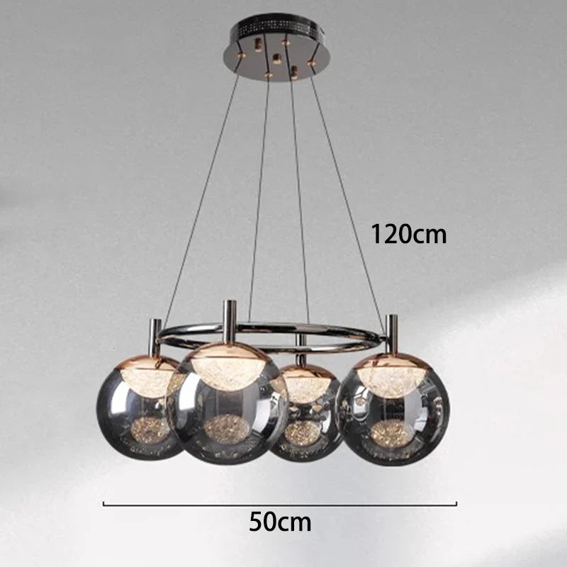 DecorBites™ LED Pendant Light Chandeliers for Modern Home Decor and Indoor Lighting