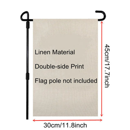 DecorBites™ Christmas Deer & Santa Garden Flags - Outdoor Xmas Decorations