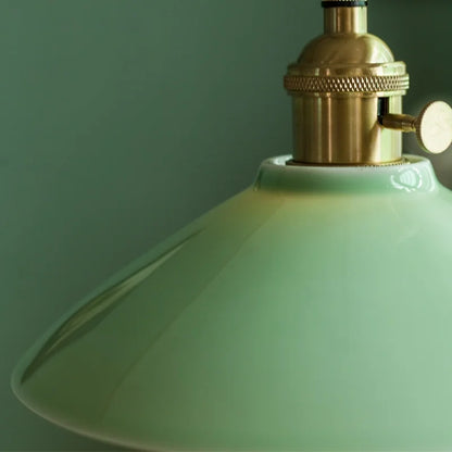 Decorbites™ Grüne Keramikkeramik Vintage LED-Hängeleuchte für Heimdekoration und Atmosphäre