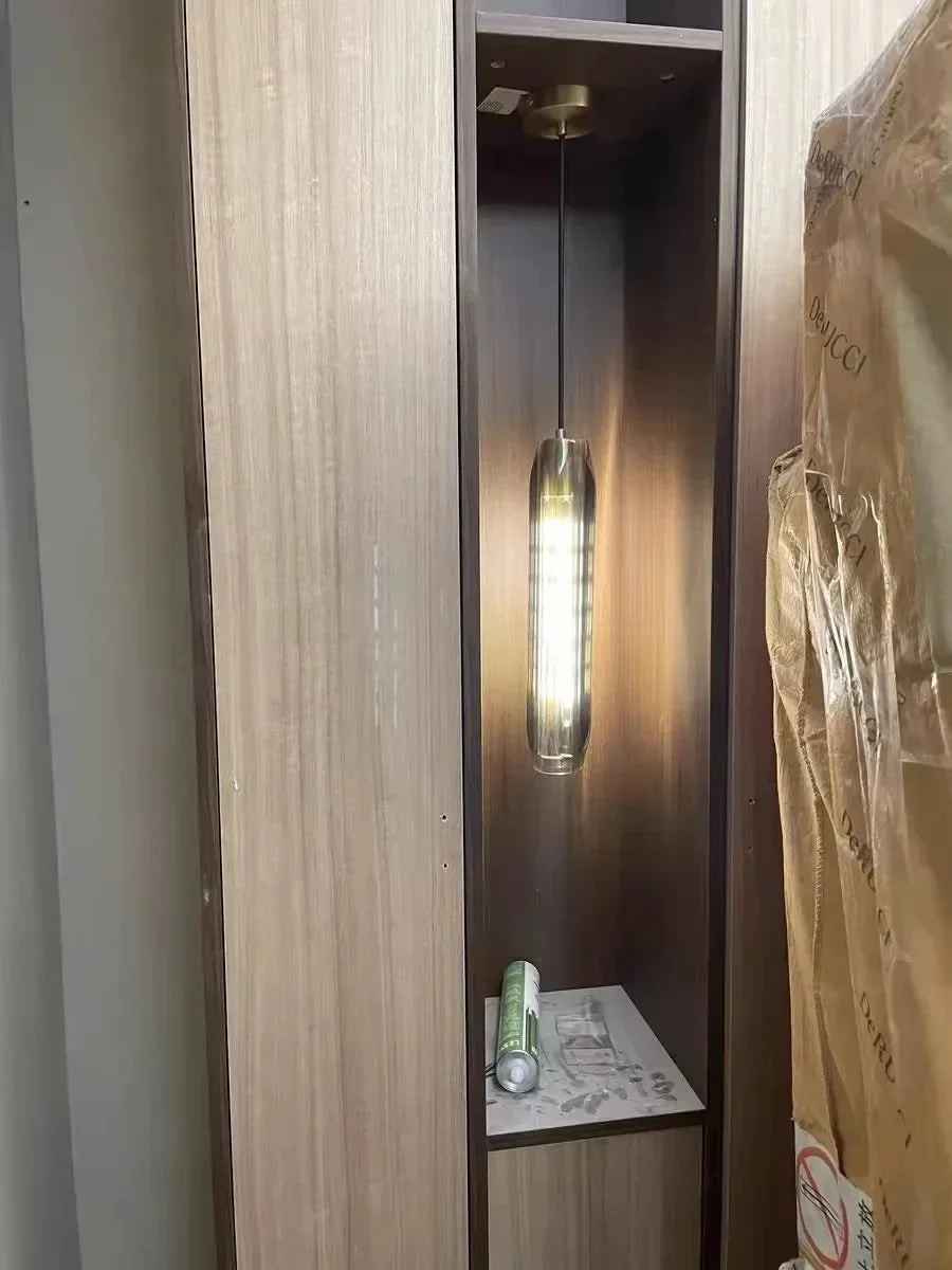 DecorBites™ Crystal Tulip Chandelier: Postmodern American Style Bedroom Bar Bedside Light