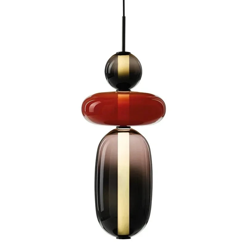 Nordic Colored Glass Pendant Light