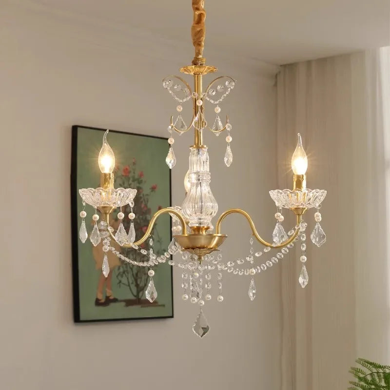 DecorBites™ Crystal Chandeliers Light for Living Room and Dining Room