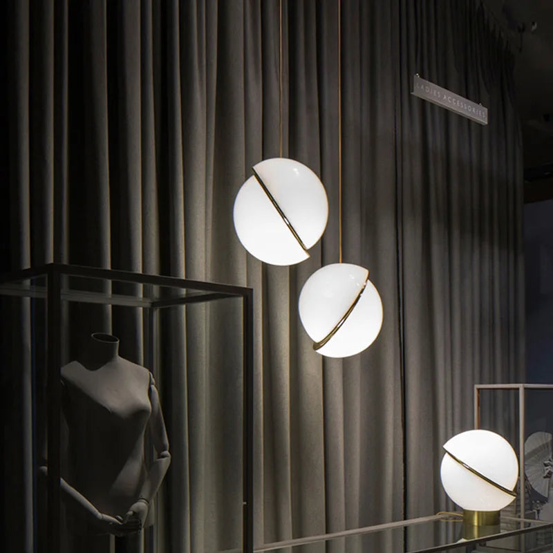 DecorBites™ LED Ball Chandelier for Dining Room Bedroom Decor - Nordic Creative Pendant Lights