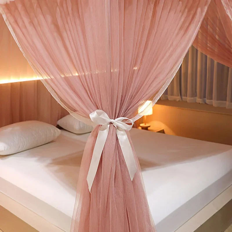 Color Block Canopy Bed