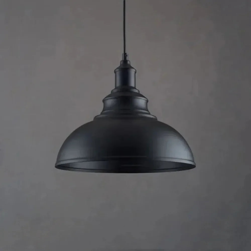 Retro Industrial Color Block Aluminum Pendant Light