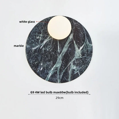 Lámpara de pared LED DecorBites™ con globo de cristal, estilo nórdico moderno, ideal para espejos de baño.