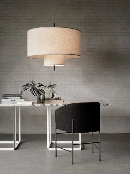 DecorBites™ Bohemian Wabi Sabi Fabric Pendant Lamps for Home, Office, and Hospitality