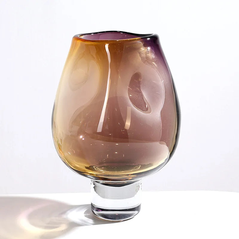 Gradient Glass Bouquet Vase