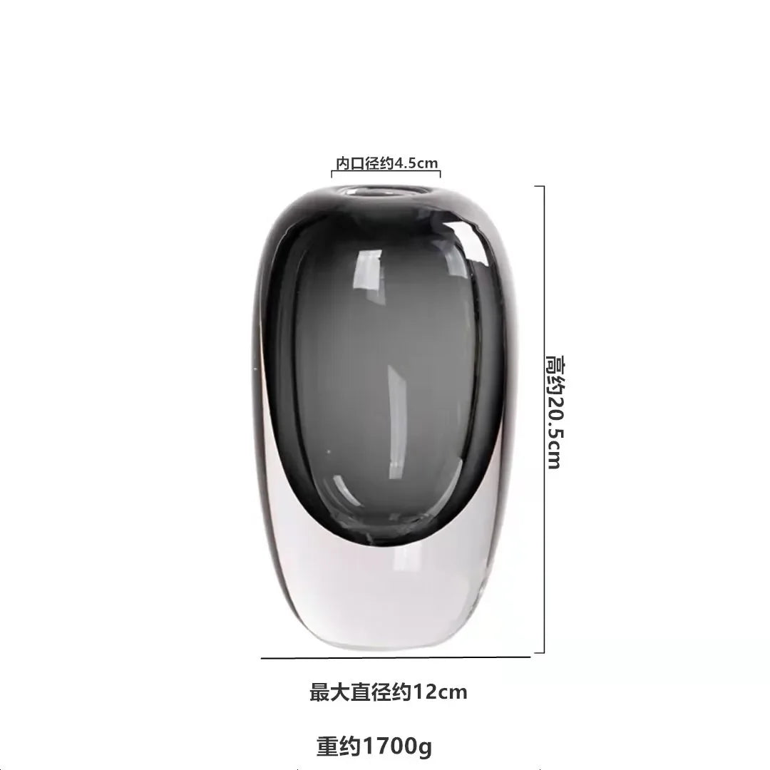 DecorBites™ Crystal Glass Flower Terrarium Vase: Home Decoration & Floral Accessory