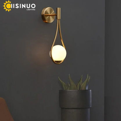 DecorBites™ Gold G9 Wall Lamp Sconce - Nordic Style Lighting for Bedroom, Hallway, Study Area