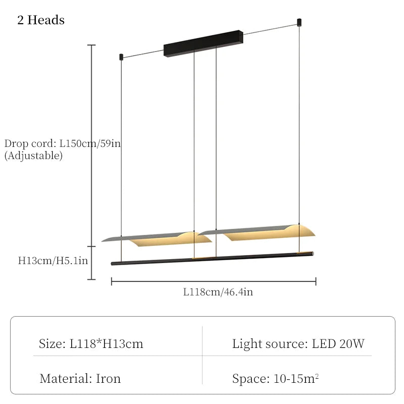 DecorBites™ Kitchen Island Hanging Lamps Pendant Lights Chandelier Loft Home Decor