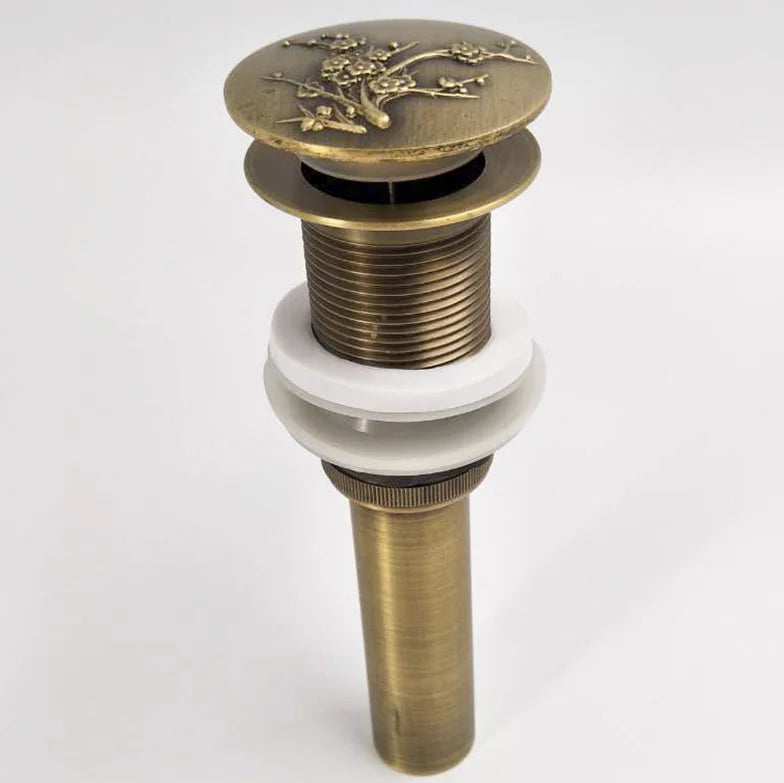 مصفاة حوض من النحاس العتيق من DecorBites™ - ملحق حمام