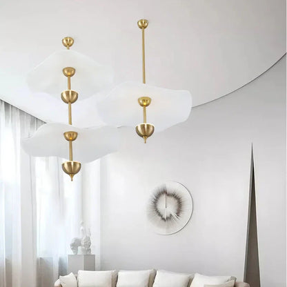 DecorBites™ Lotus Leaf Pendant Lights for Ceiling Staircase Chandelier - Modern LED Hanging Lamps