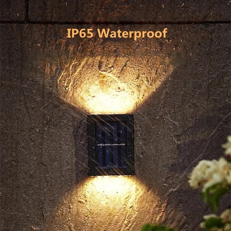 DecorBites™ Solar LED Outdoor Wall Light