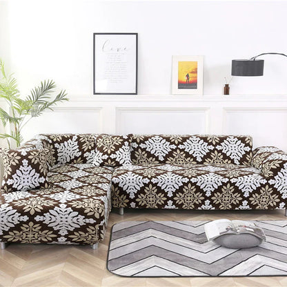 Decobites Stretch Sofa Cover Slipcover Print Seater Couch Protector