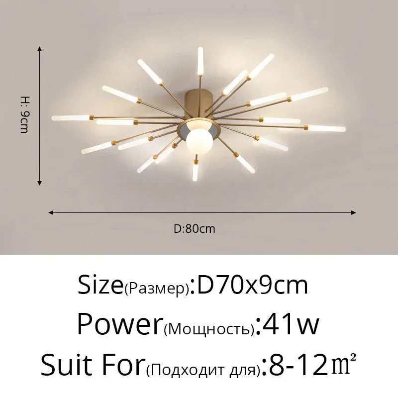 DecorBites™ LED Modern Ceiling Lights for Bedroom, Hall & Living Room